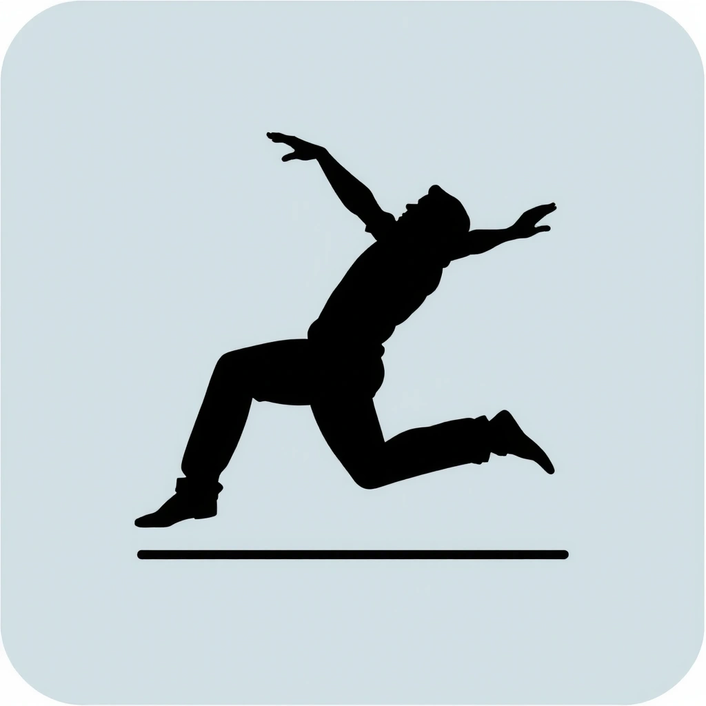 Icon representing gentle stretching and support