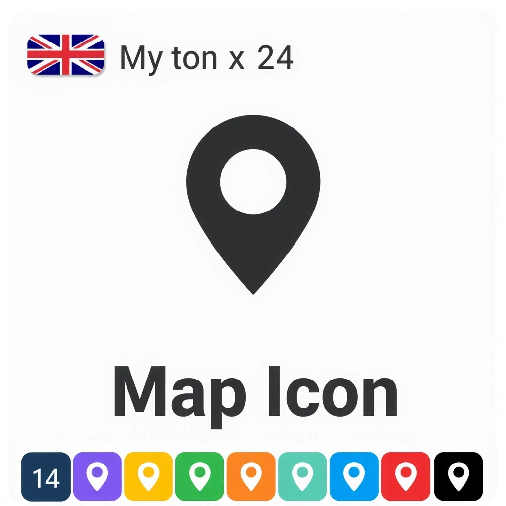 Map pin icon